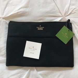 New Kate Spade zipper pouch large with tags